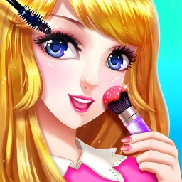 Значок Anime Girl Fashion Makeup