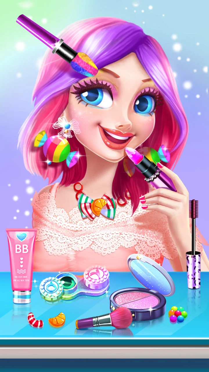 Candy Girl Makeup: Diy Dressup screenshot