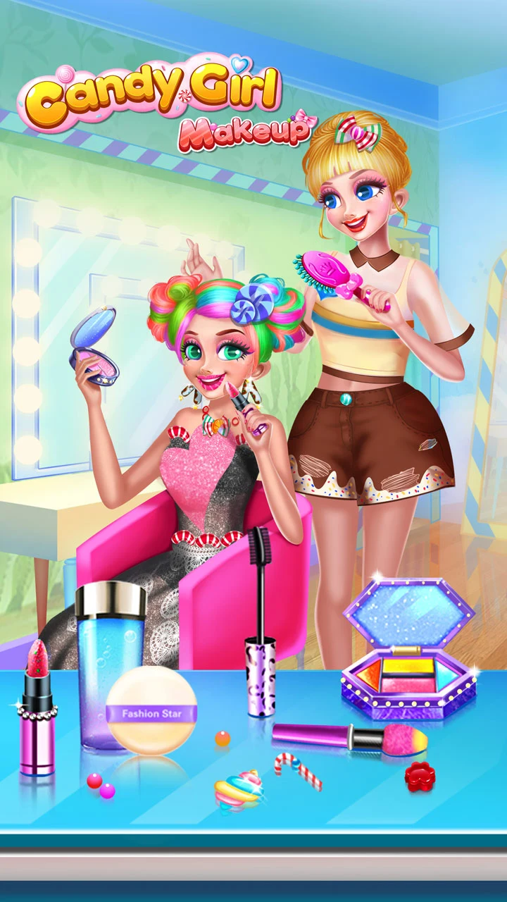 Candy Girl Makeup: Diy Dressup screenshot