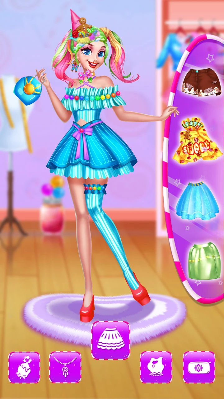 Candy Girl Makeup: Diy Dressup screenshot