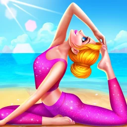 Значок Dressup Yoga Girl: Makeover